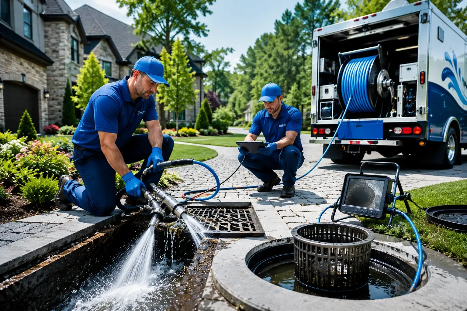Local outdoor drain cleaning professionals in Mecca, IN